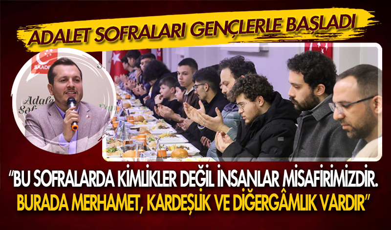 Adalet Sofraları gençlerle başladı